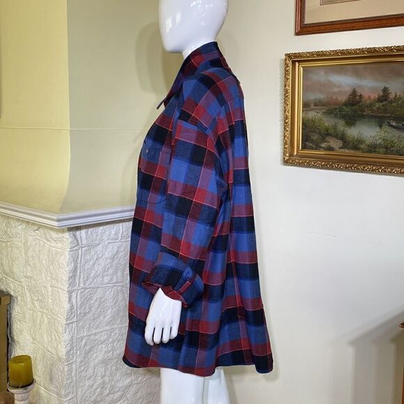 NWT 100% Cotton Plaid Shirt / Shacket - Picture 4 of 7